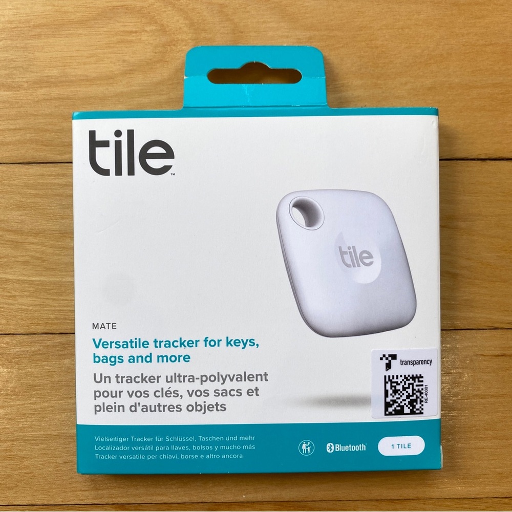 Tile Mate Tracker 2021 Model Universal Bluetooth White